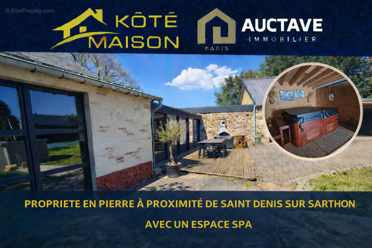 Maison à SAINT-DENIS-SUR-SARTHON