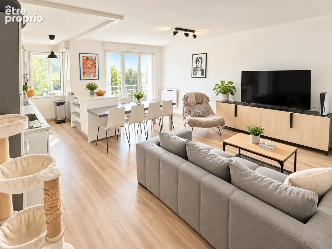Exclusivité   ville-la-grand   superbe t3 avec balcon, box et parking - photo 1