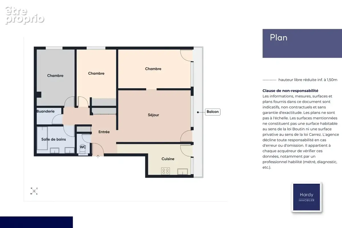 Appartement 4 pièces 78 m² à vendre à Osny (95520) - photo 9