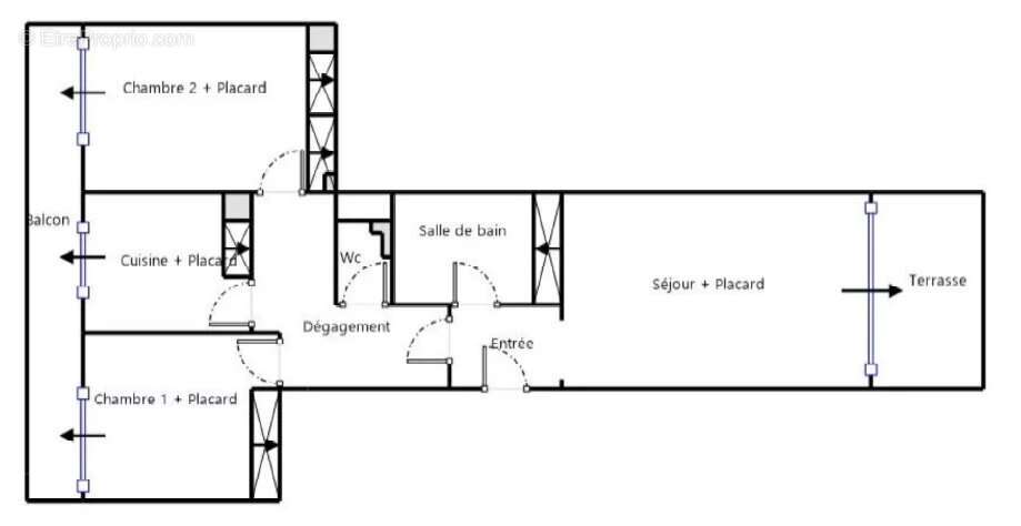 Appartement à MENTON