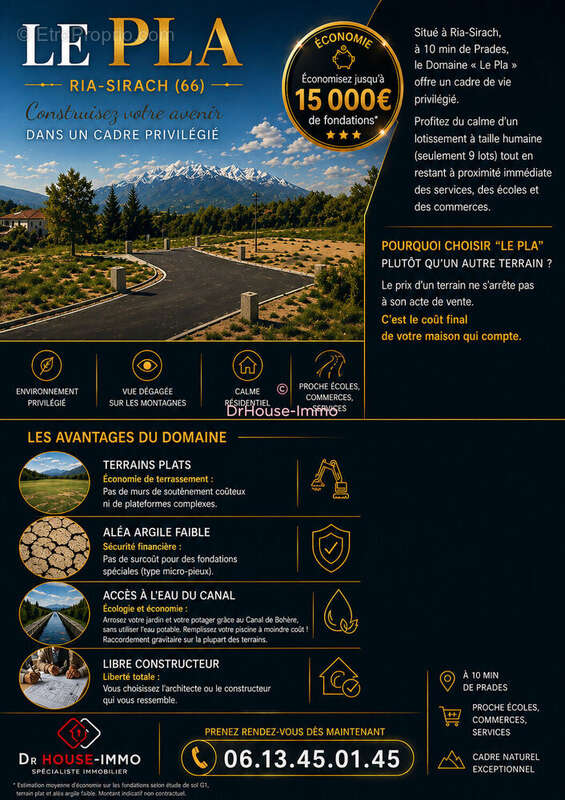 Terrain à RIA-SIRACH