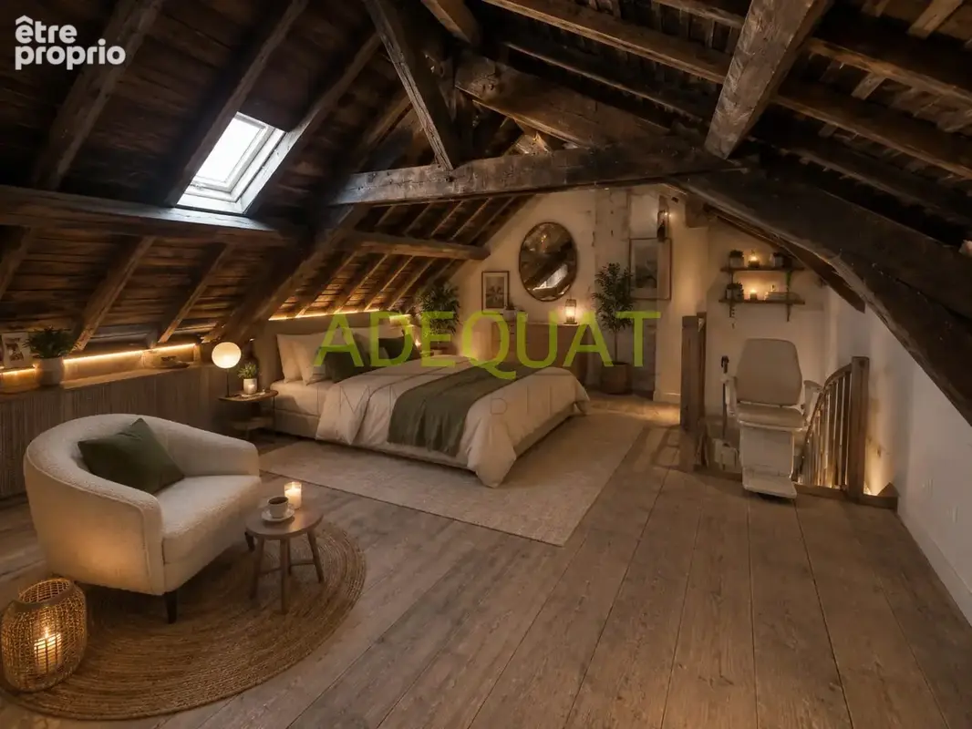 APPARTEMENT  T3 au dernier étage avec combles + cave  A RENOVER - photo 2
