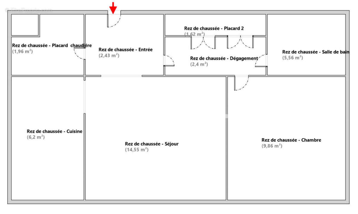Appartement à PARIS-20E
