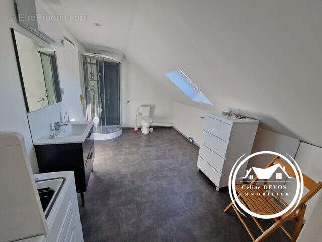 Salle de bains du gîte - Maison à OYE-PLAGE