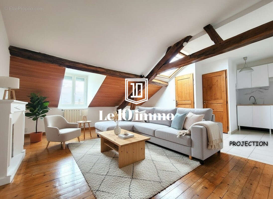 Projection salon - Appartement à NANTES