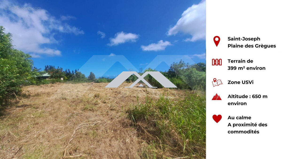 Terrain à SAINT-JOSEPH