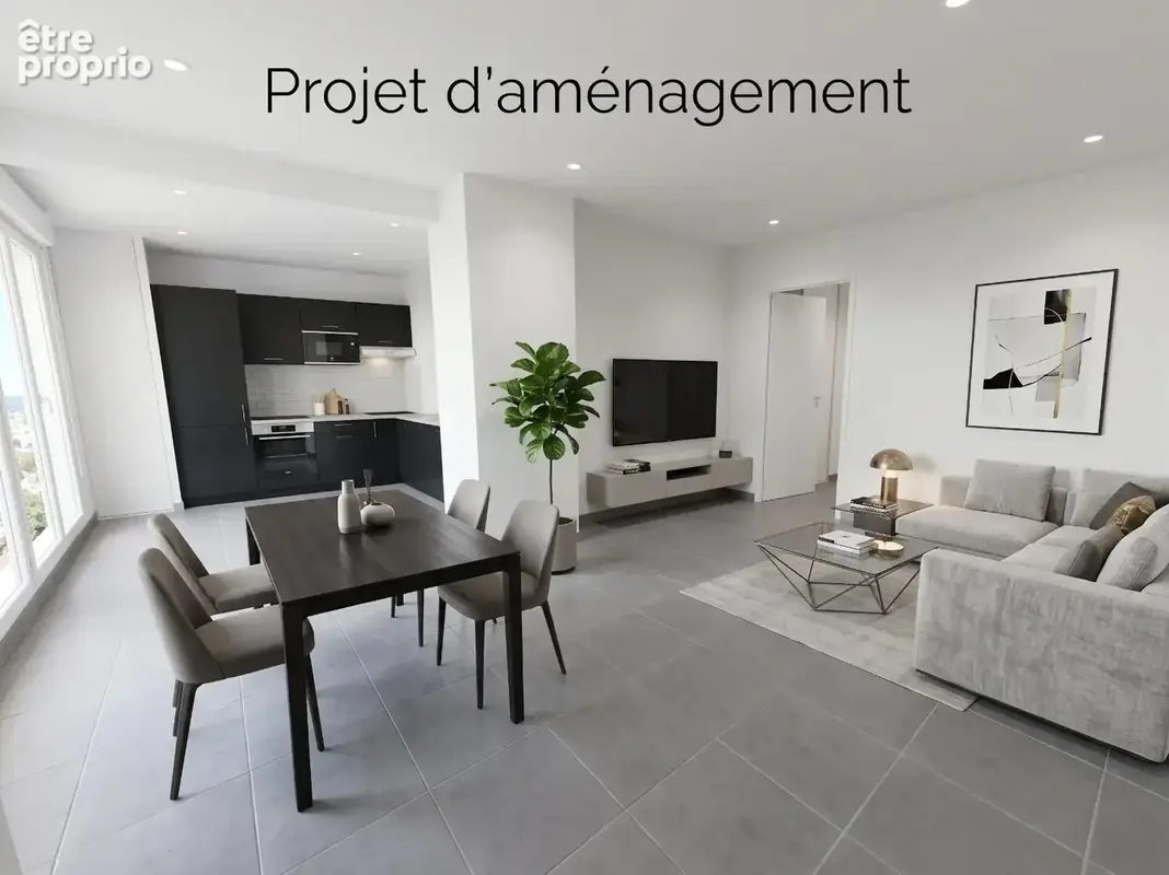 Appartement T3 64 m² + 35 m² de terrasse et vue panoramique... - photo 6