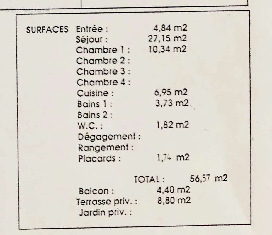 Appartement à PUTEAUX