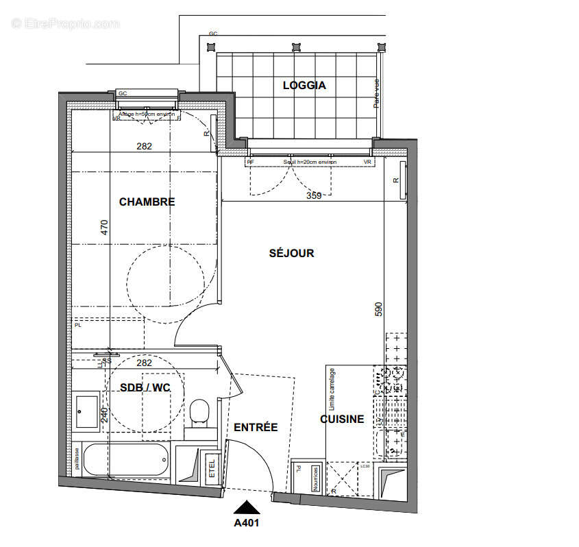 Appartement à LE PLESSIS-ROBINSON