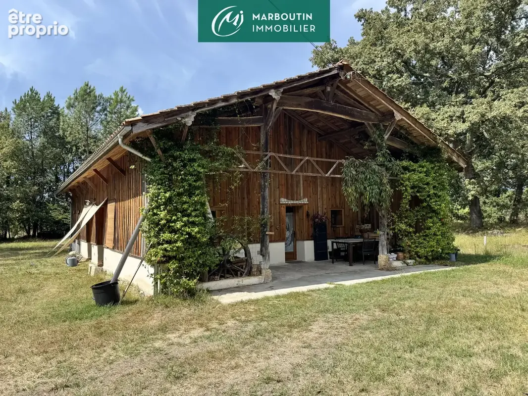 Maison landaise sur airial - photo 1