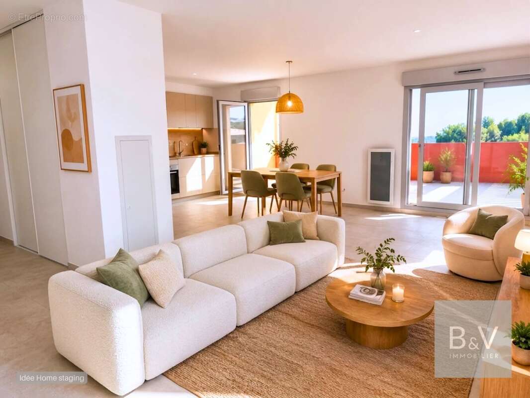 Magnifique appartement 4 pièces de 95 m² avec vaste terrasse et vue dégagée - photo 2