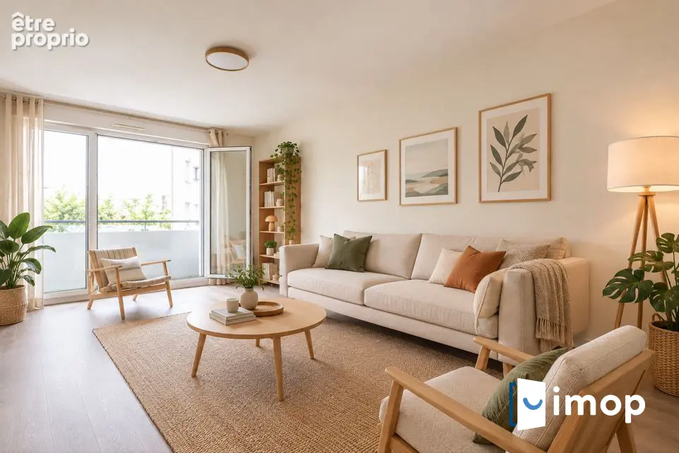 T3 calme avec balcon 63m² - photo 3