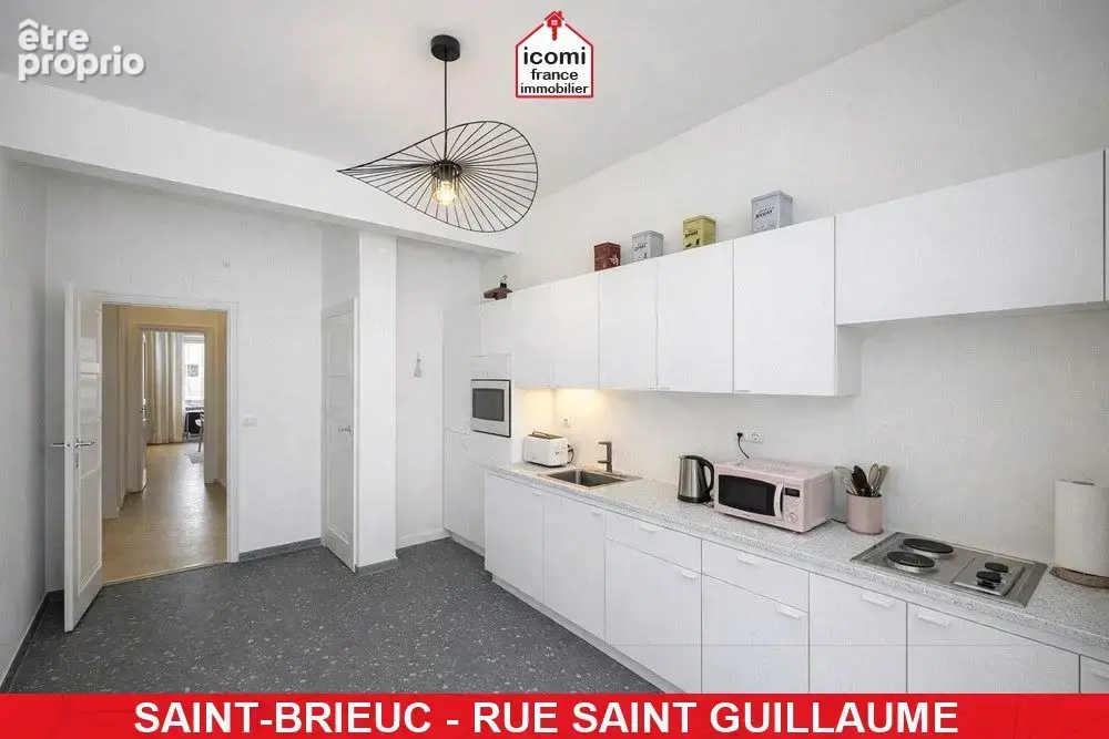Cotes-d'armor - saint-brieuc (22000) - a vendre appartement t3 de charme avec ascenseur et garage en hyper centre ville - standi - photo 3