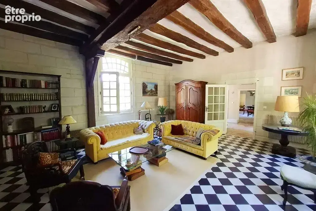 Centre-Val de Loire – Athée-sur-Cher (37270), Indre-et-Loire, près de Tours – Maison de maître de 230 m², 5 chambres, parc de 2, - photo 8