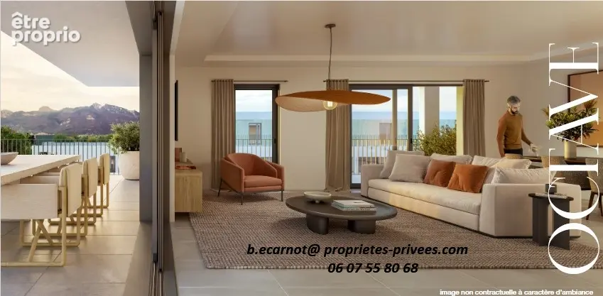 EYBENS appartement T3 59.10m²  Terrasse 20.45m² - photo 3