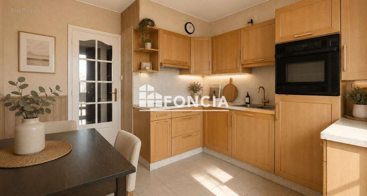 T4 traversant au dernier étage – Balcon plein sud – Loggia – Garage – Vue dégagée - photo 7