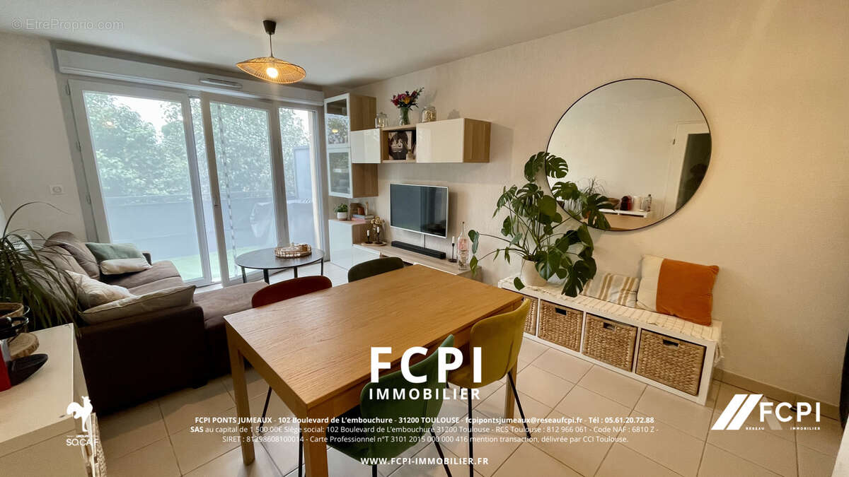 Appartement deux pièces 37,35 m2 - SAUBENS - photo 2