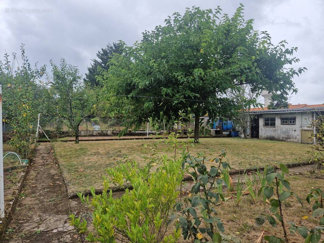 vue arrière - Terrain à REZE