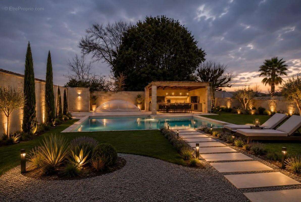 Maison moderne avec piscine à Villars-en-Pons - photo 9