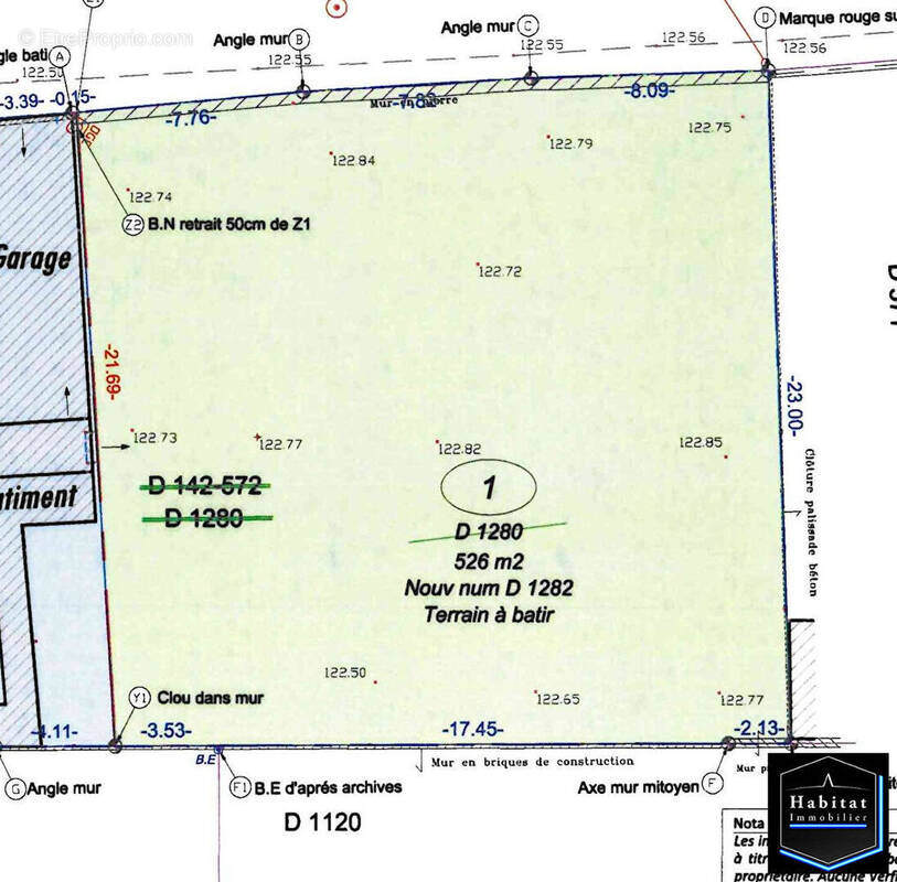 Terrain à LE PLESSIS-BELLEVILLE