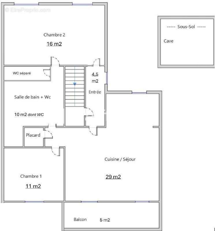 Appartement à VERNEUIL-SUR-SEINE