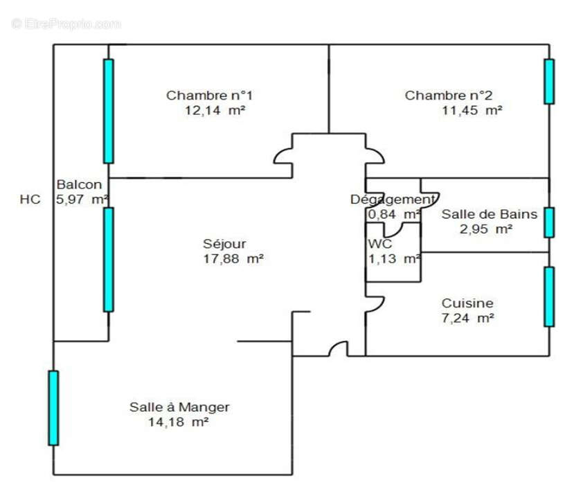 Appartement Bois d'arcy 4 pièces 67,81 m2 + 1 cave + 1 grenier + 1 parking extérieur - photo 17