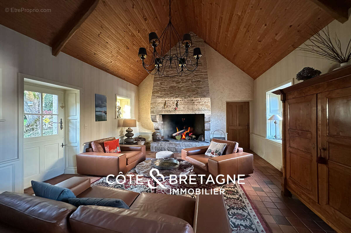 Demeure  de charme avec piscine a guidel dans le morbihan   ref : 2025116 - photo 8