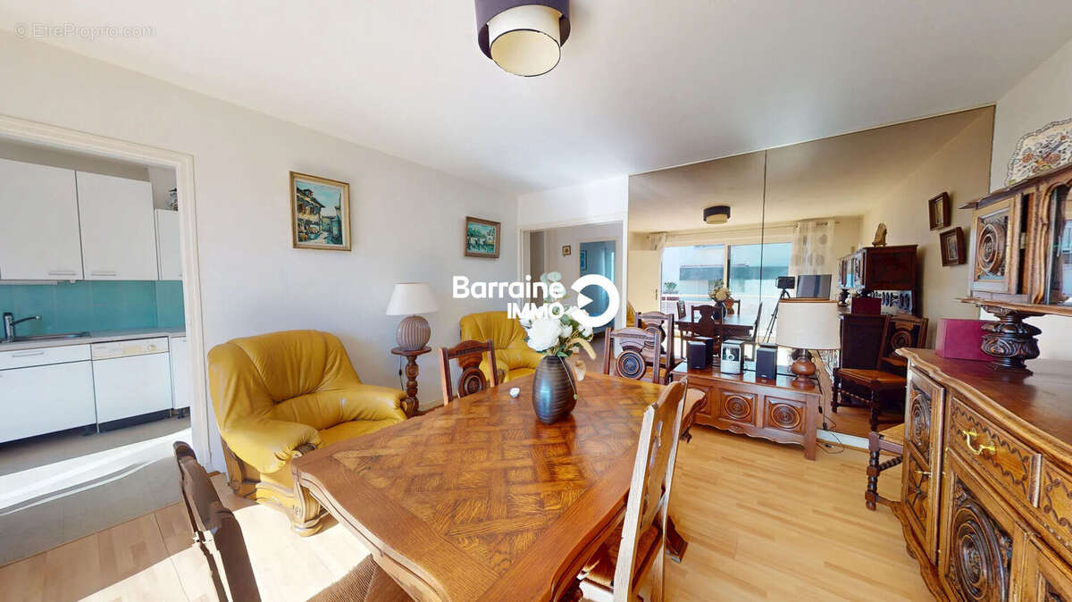 A VENDRE LARMOR PLAGE- Appartement T3 pièces avec balcon, garage - photo 4