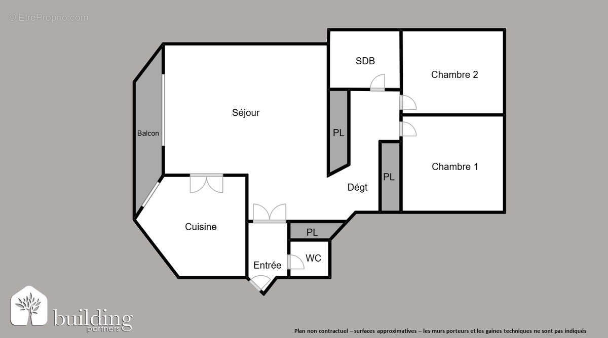 Appartement à LEVALLOIS-PERRET