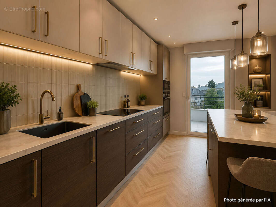 SURESNES · Appartement 3 pièces · 74,6 m² · Terrasse - cave- Possibilité deux boxes - photo 5