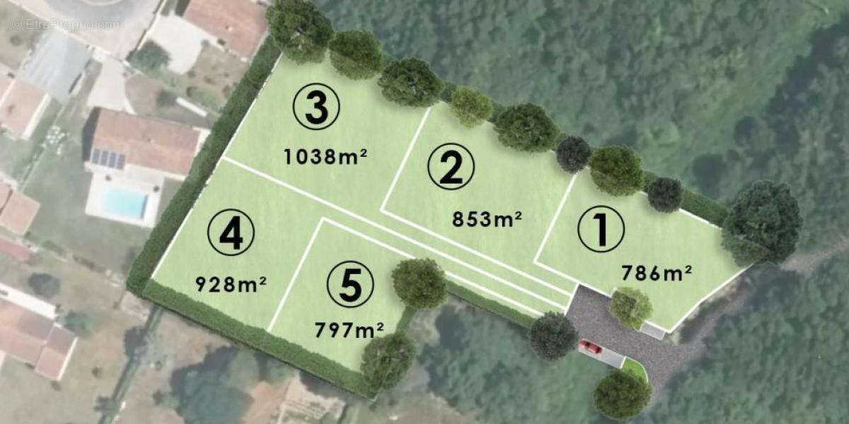 Terrain à VIVIERS-LES-MONTAGNES