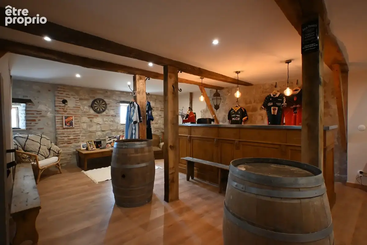 Maison de village de caractère avec jardin, piscine et vue panoramique à Penne-d'Agenais - photo 9