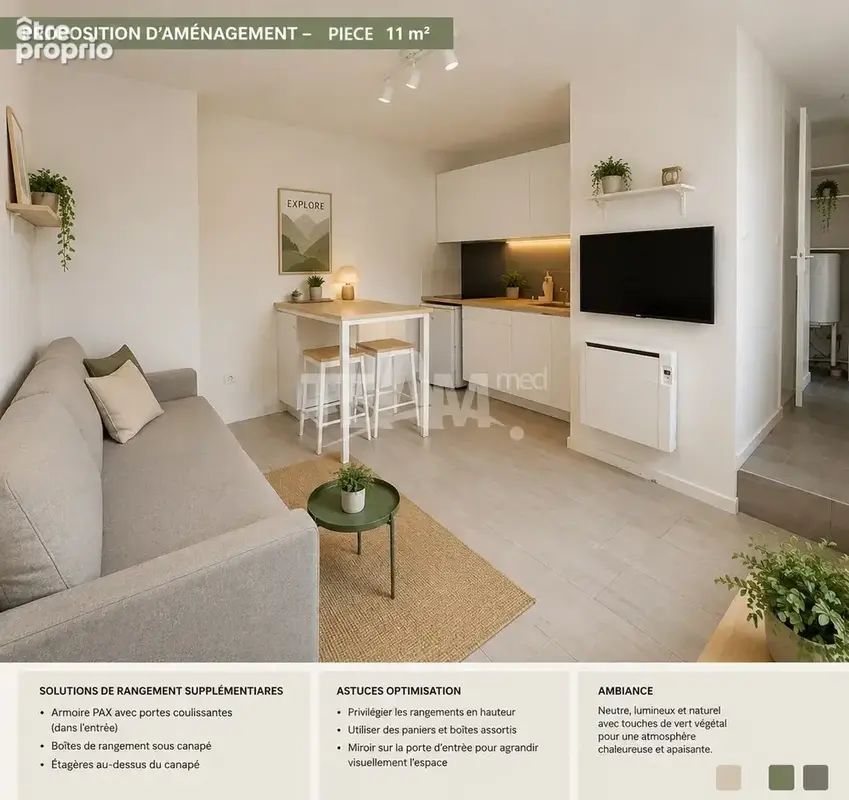 STUDIO 19 m²+CAVE 15m² proche CV - photo 11