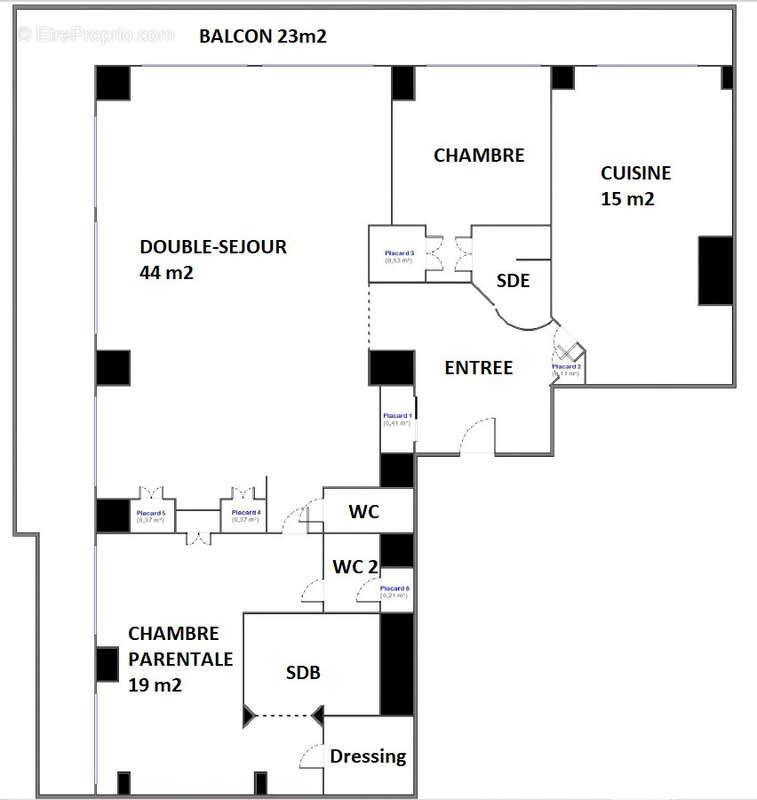 Appartement à PUTEAUX
