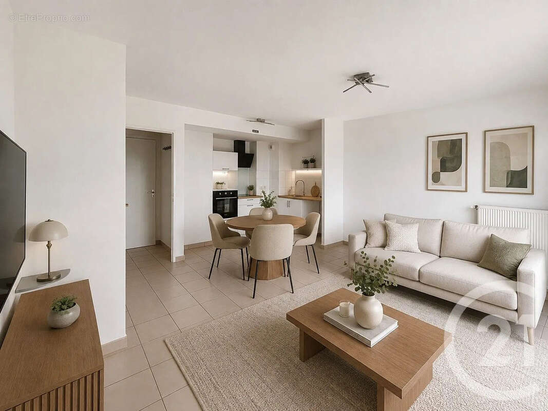 Appartement 56 m² à Savigny-Le-Temple  - photo 2