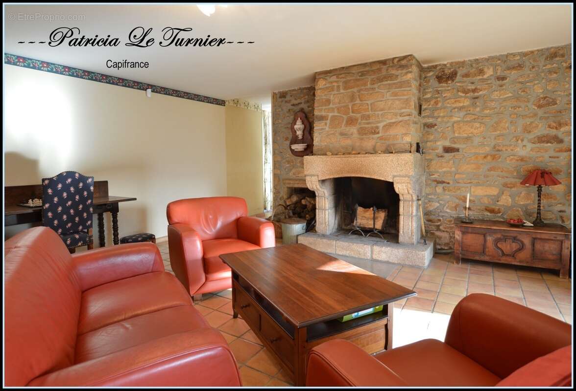 Maison en pierre" Longère" à vendre 6 pièces 194 m²  LANDEVANT (56) Morbihan Sud en BRETAGNE - photo 5