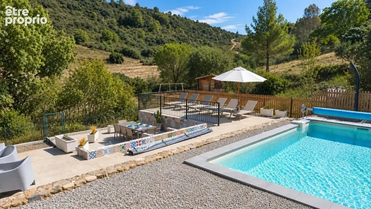 Villa avec piscine et vue dégagée, à 900 m du centre de Roquebrun - photo 17