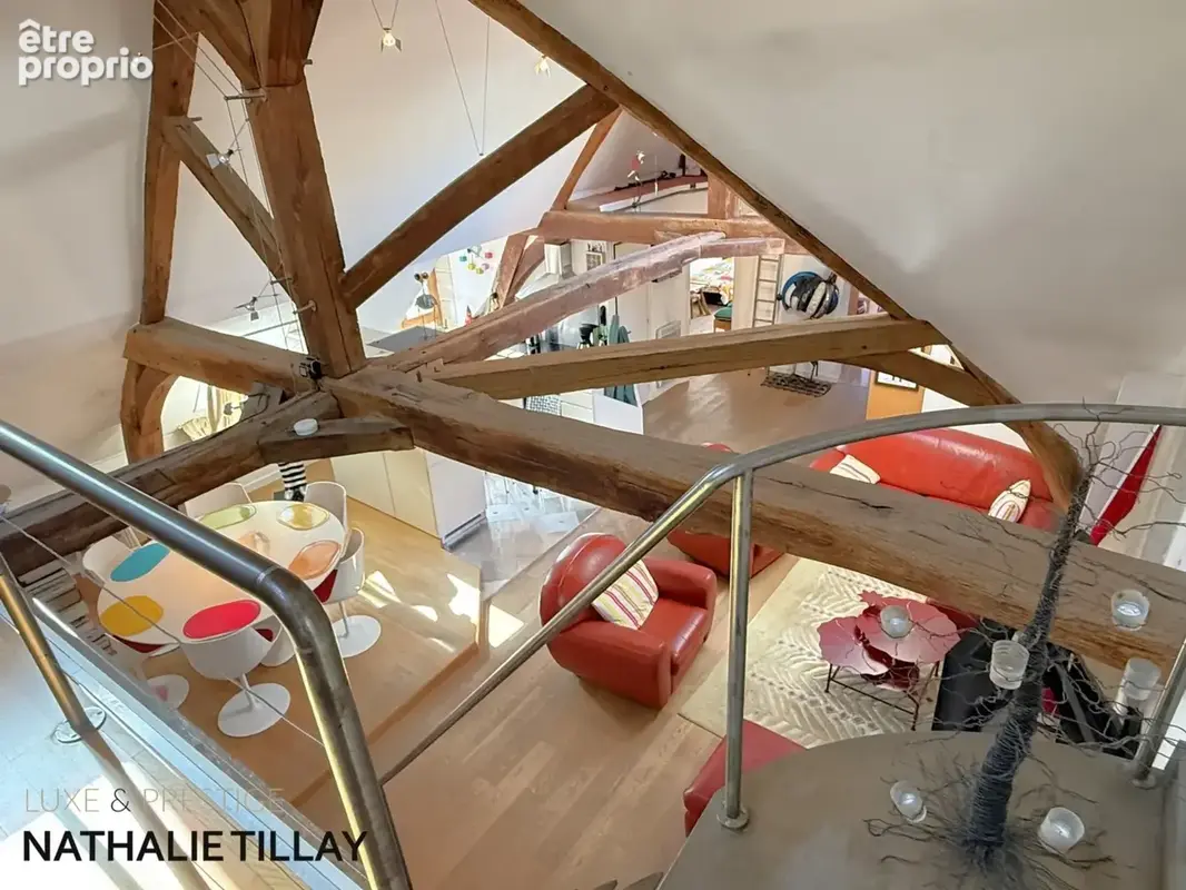 Appartement esprit loft, a vendre, Face Loire Orleans, dernier etage en hotel particulier - photo 13