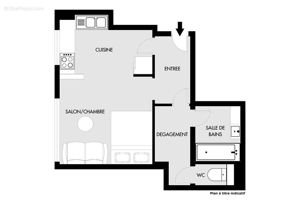 Appartement à PARIS-19E