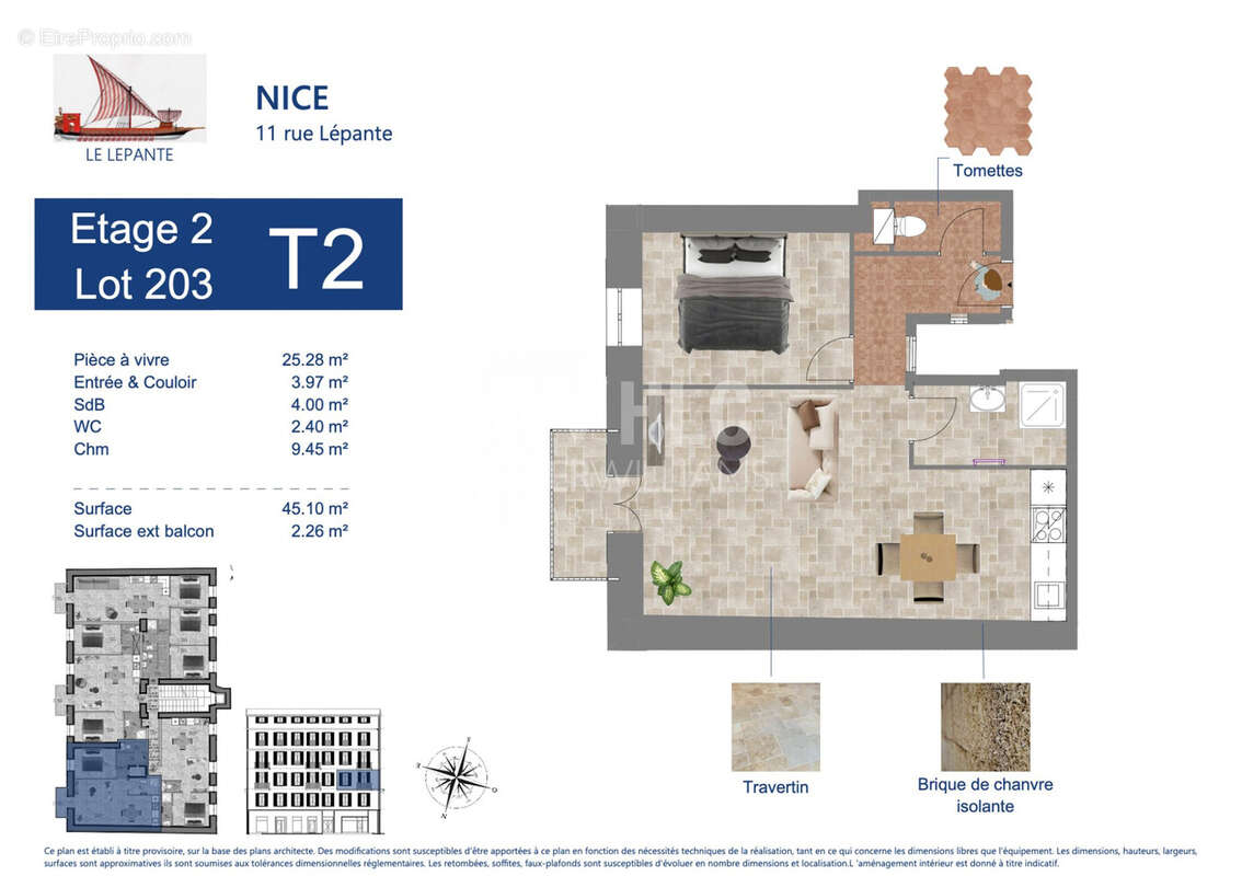 Appartement 45 m² à Nice  - photo 5