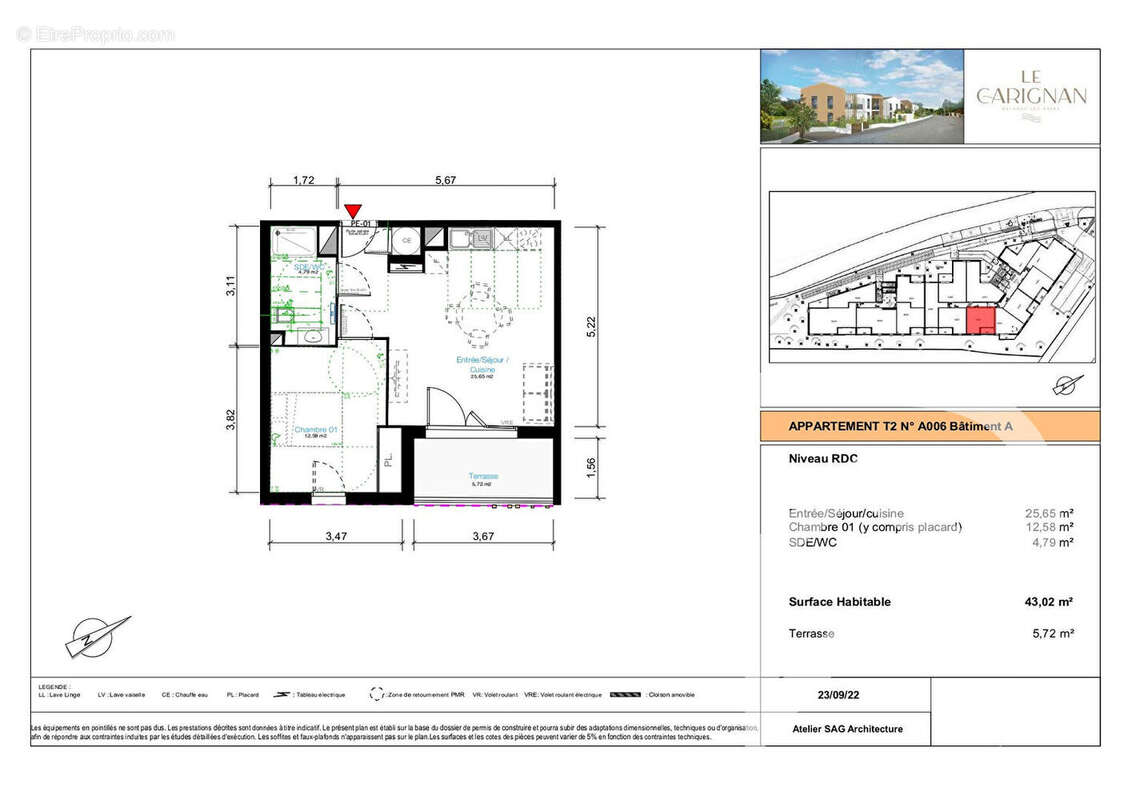 Appartement à BALARUC-LES-BAINS