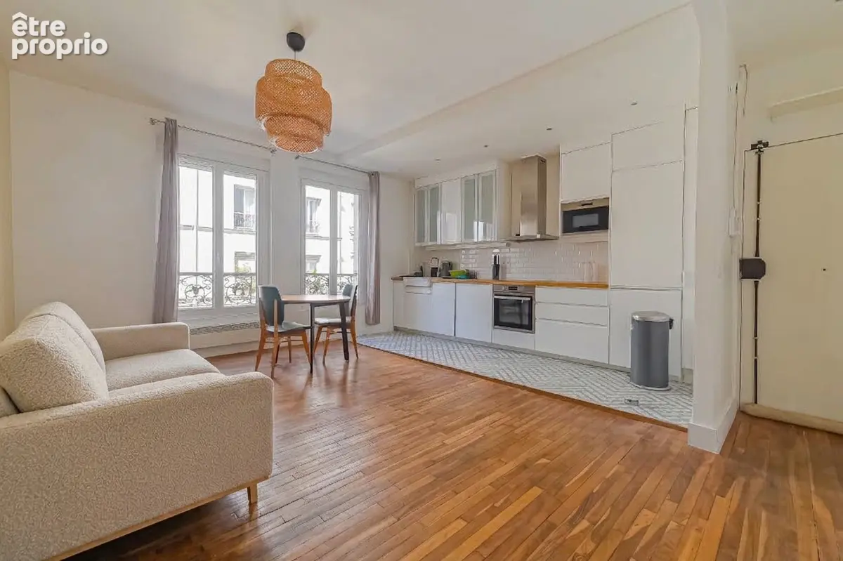 Appartement Paris 3 pièce(s) 51 m2 - photo 2