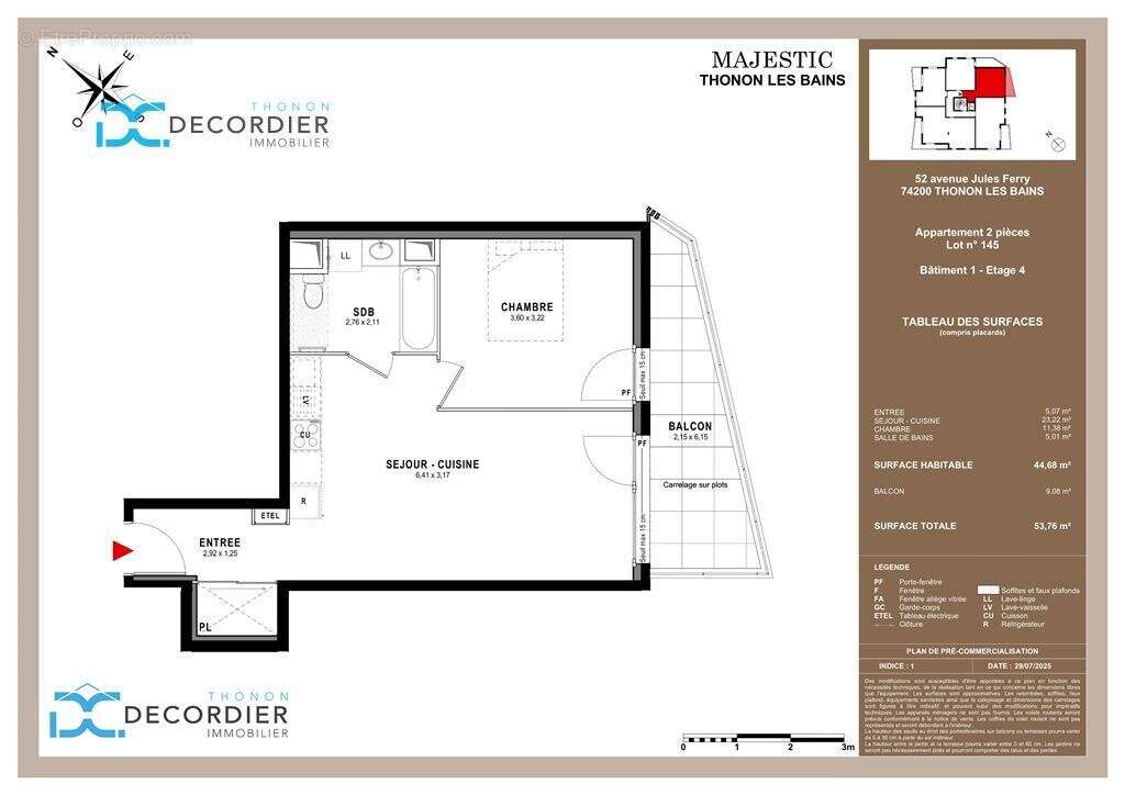 Appartement à THONON-LES-BAINS
