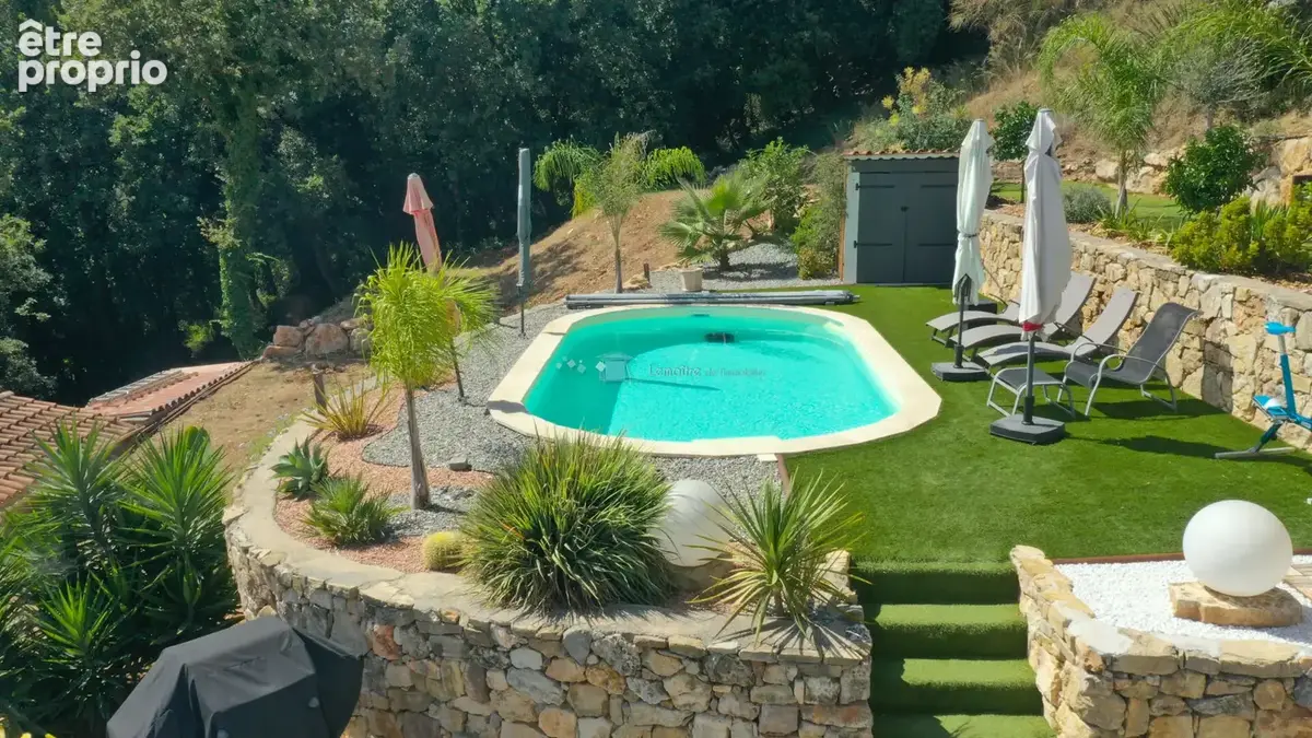 Villa Le Tignet 130 m²  sur terrain de 1500 m² avec piscine et belle vue - photo 6