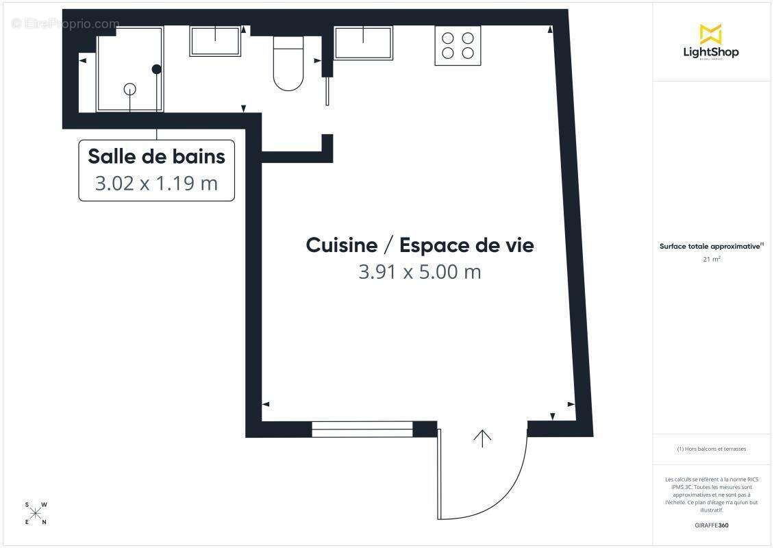 Charmant studio de 21 m2 - Entièrement rénové en 2025 - Rue Drouot, Paris - photo 13