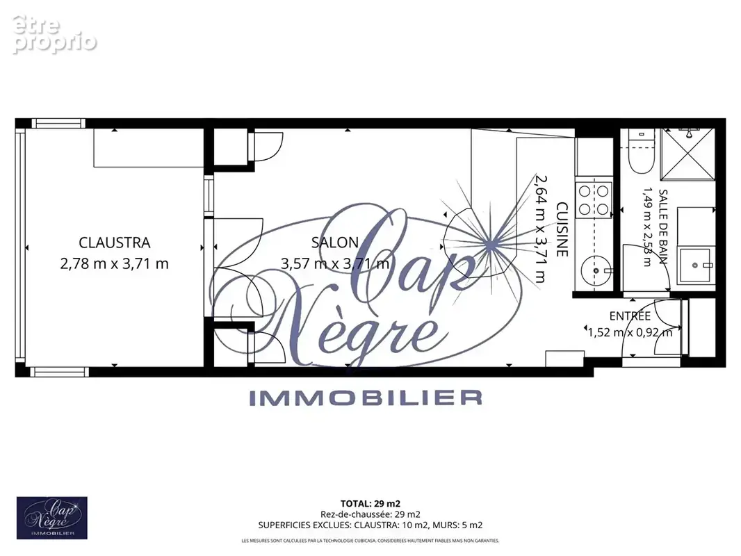 Studio 27m² avec loggia proche de la plage de Cavalière - photo 10
