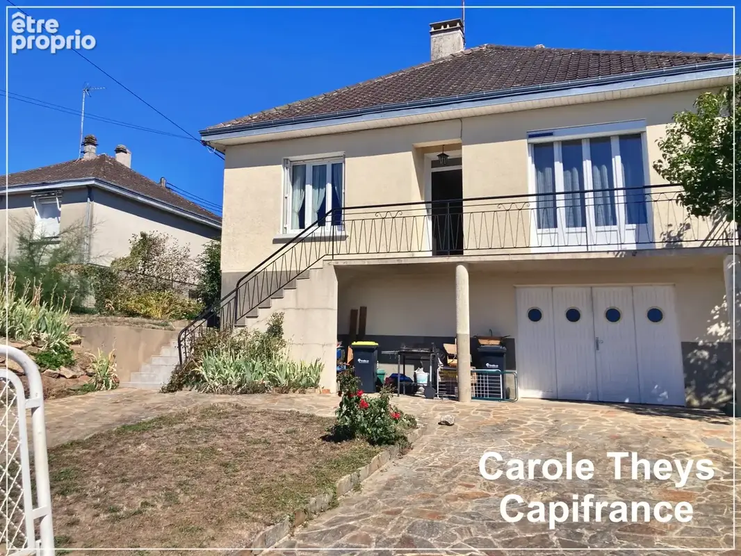 Dept Creuse (23), à vendre à Dun le Palestel maison de 5 pièces de 123 m2 - Garage et Terrain de 635 m2 - photo 2