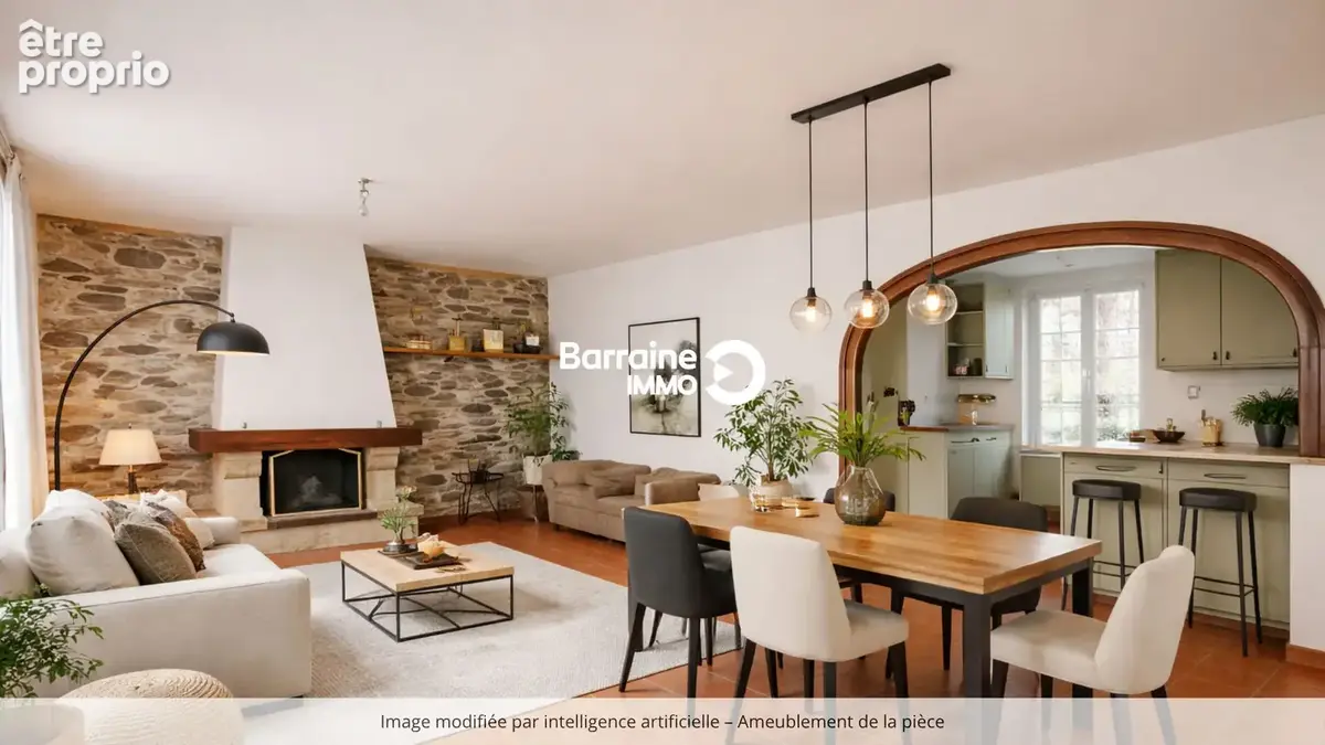 A vendre brest quatre moulins maison t5 116m² 4 chambres caves garage - photo 3