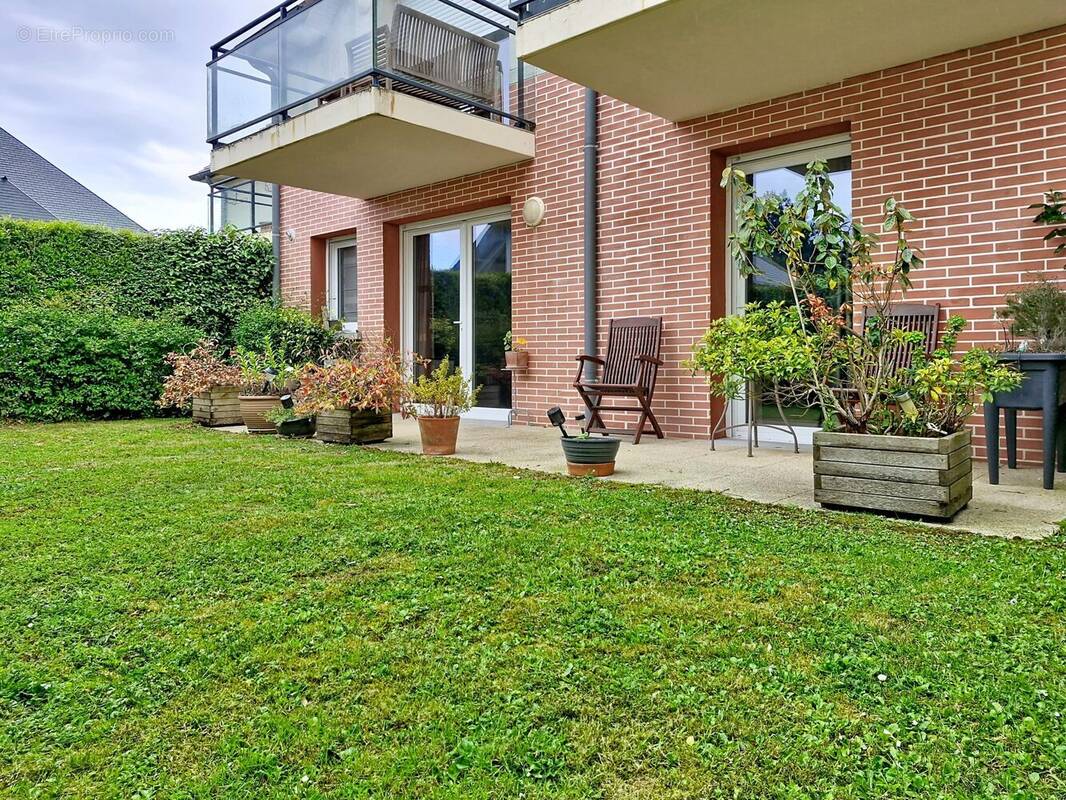 Terrasse vue extérieure  - Appartement à CABOURG