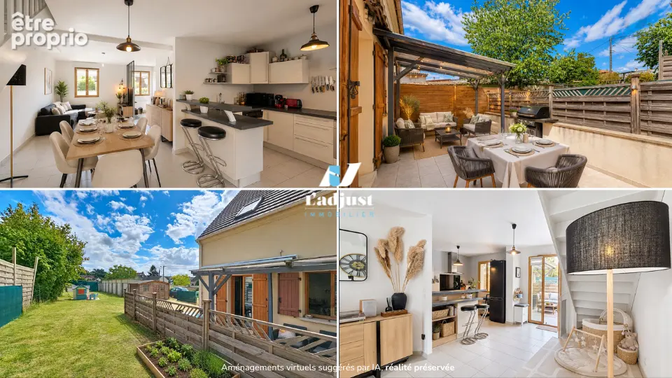Aux portes de Moret-sur-Loing Maison avec 3 chambres, jardin, stationnements - photo 4